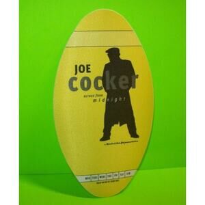 Joe Cocker Across From Midnight Backstage Pass Original Otto 1997 Concert Tour